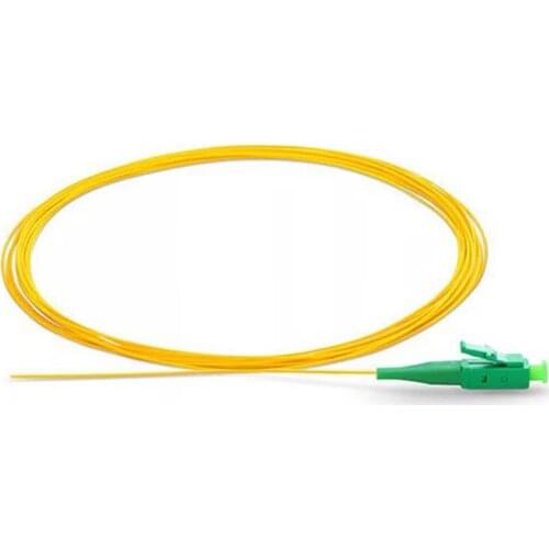 50PCS LC APC Single mode fiber optic Pigtail 1M 9/125 Single Mode Optical fiber pigtail 0.9mm PVC JacketGood adaptability