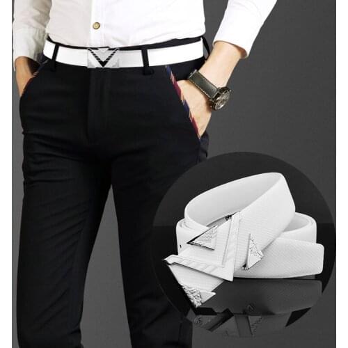 High Quality M designer belts mens Letter Casual Genuine fashion Waist Strap leather off White cintos masculinos ceinture homme
