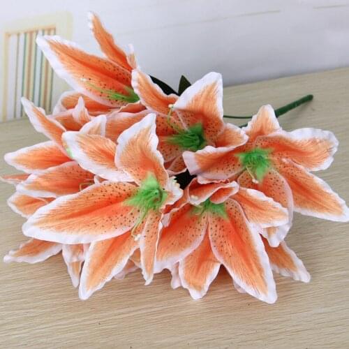 STOCK Wedding Home Decoration Tiger Orchid Artificial Flowers