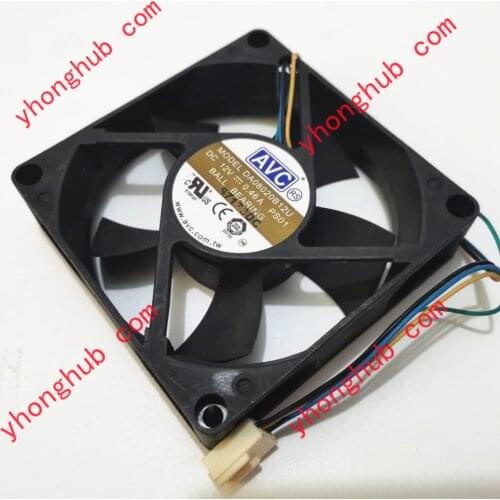 AVC DA08020B12U PS01 DC 12V 0.46A 80X80X20mm Server Cooling Fan
