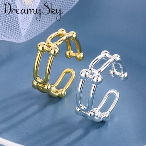 Punk Vintage layer Lines Ring For Women Men Adjustable Size Geometric Rings Exquisite Creative Jewelry Wholesale 2021