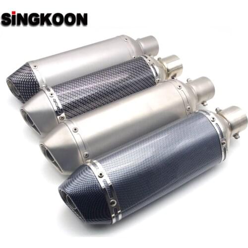 For BMW s1000xr triumph royal enfield benelli trk502 51mm Motorcycle Exhaust Pipe Moto GP Escape Exhaust Scooter Sport Exhaust