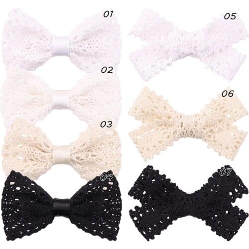 70 Pcs/Lot, Handmade Lace Bow Hair Clips, Baby Girls Hair Accessories For 2021