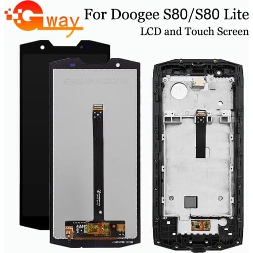 New Original For DOOGEE S80/S80 Lite LCD Display+Touch Screen Digitizer With Frame Assembly LCD +Tools For Doogee S80 Phone
