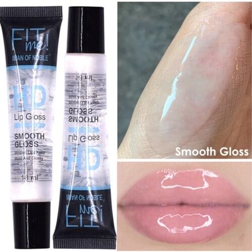 1PC Moisturizing Gloss Plumping Lip Gloss Lip Plumper Makeup Glitter Nutritious Liquid Lipstick Cherry Jelly Oil Clear Lip Gloss