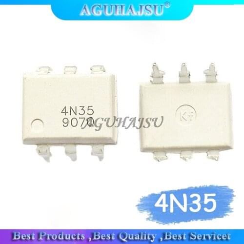 10PCS 4N35 DIP DIP6 photoelectric coupler new original