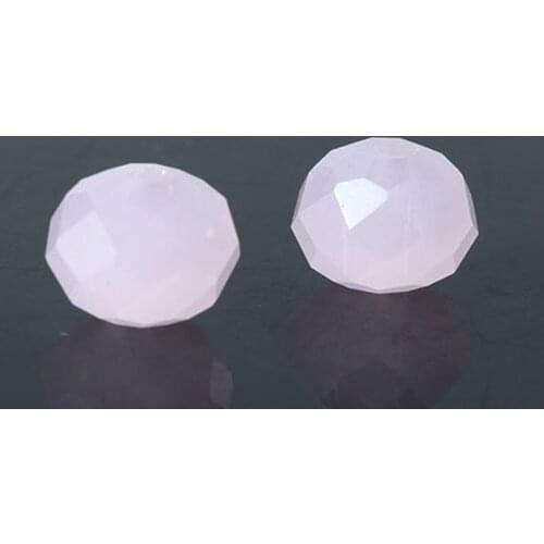 100PCS 8MM Austria Crystal Bead Rondelle Loose Faceted Glass Beads Spacers Beads for Bracelet Jewelry Making