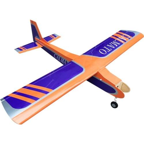 Flight Calmato Sport 40 High-Wing 61inch 46E Wooden Remote Control Trainer Airplane