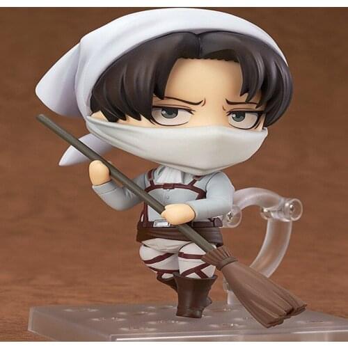 417 Levi Ackerman Cleaning Model Toys Attack on Titan Action Figure