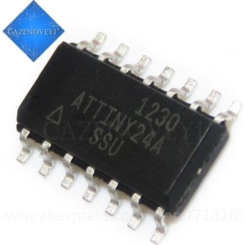 5pcs/lot ATTINY24-20SSU ATTINY24A-SSU ATTINY24 SOP-14 In Stock