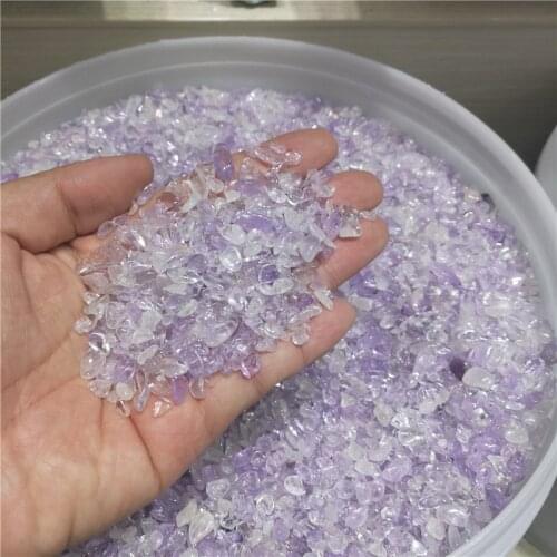 50g Natural Mini Amethyst Quartz Crystal Mini Stone Rock Chips Energy Healing