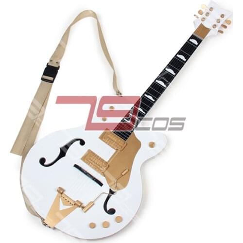 Bang Dream Hello Happy World Seta Kaoru 97CM PVC Guitar Prop Halloween Carnival Christmas Party Cosplay Costume Accessories