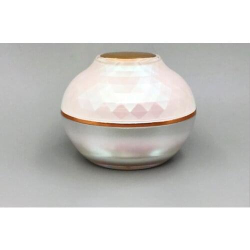 Jar for cream 50 ml Empty Plastic Makeup Nail Art Bead Storage Container Portable Cosmetic Cream Jar Pot Box Round Bottle