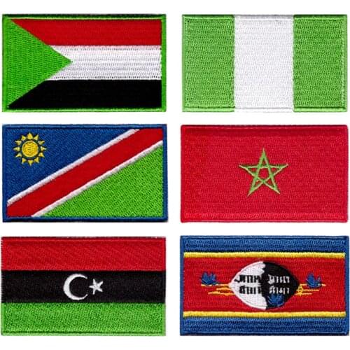 Free shipping national flag countries Badge Multi-designs badges flags for clothing custom badge Suitable for all kinds of cloth