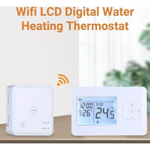 Digital Heating Thermostat Programmable Wall-mounted Furnace Wifi Thermostat Wireless Temperature Control Constant Temperature