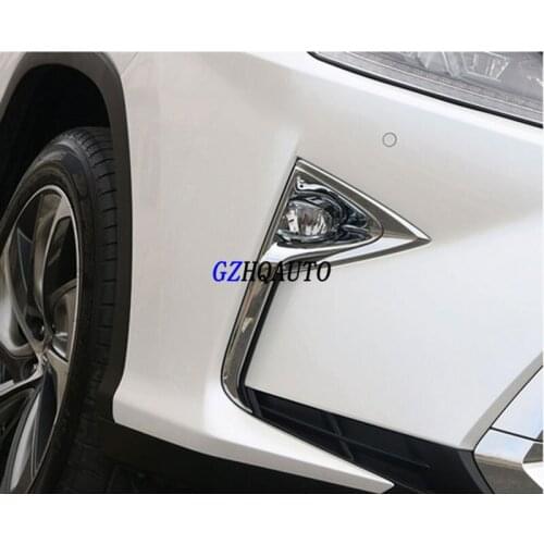 HengFei car modification for Lexus RX200t RX450h front fog lamps decorative frame 2016 new RX modification ABS plating sequins