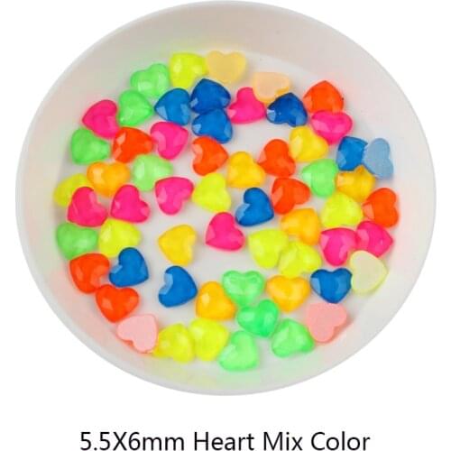 New Sale Fluorescent Mix Color Nail art Rhinestones 8 Shapes combined 6 colors mixed for nail decoration