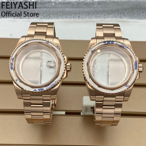 40mm 316L Stainless Steel case Mens watches Watchband strap Bracelet nh35 nh36 dial movement Sapphire Glass Submariner daytona