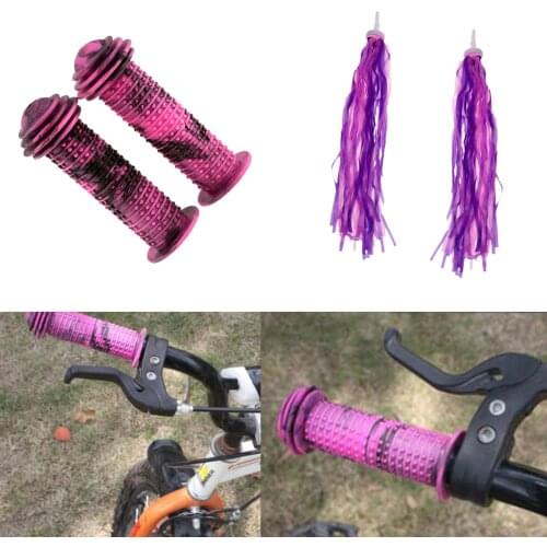 Bike Handlebar Streamers Traditional Retro Tassels +Skating Handle Bar Grips