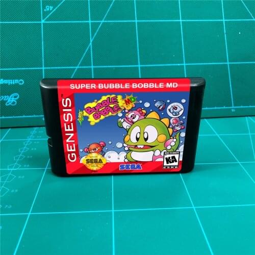 Super Bubble Bobble - 16 bit MD Games Cartridge For MegaDrive Genesis console