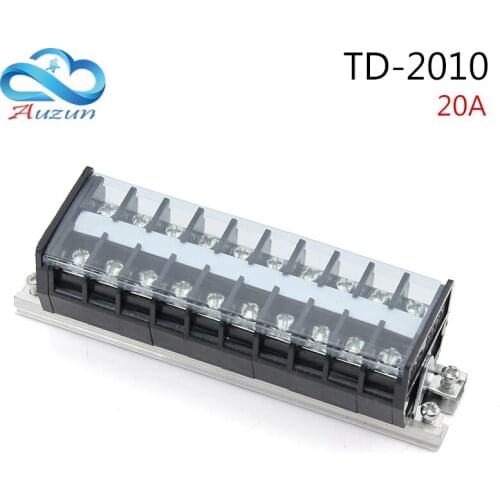 TD-2010 rail terminal block combination terminal block 10-position terminal block 20A660V