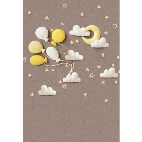 Star moon baby portrait photography backgrounds vinyl Easter photo backdrops of photography studio accessories Fotografia S-3115