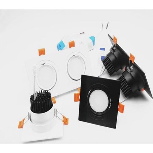 Recessed Dimmable COB LED Downlights 7W 9W 12W 24W LED Ceiling Spot Lights AC85-265V LED Ceiling Lamps Indoor Lighting