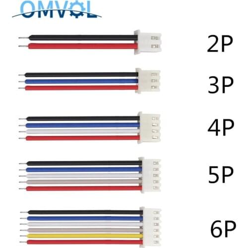 XH 2.54mm Wire Cable Connector 2/3/4/5/6 Pin Pitch Female Plug Socket 100MM