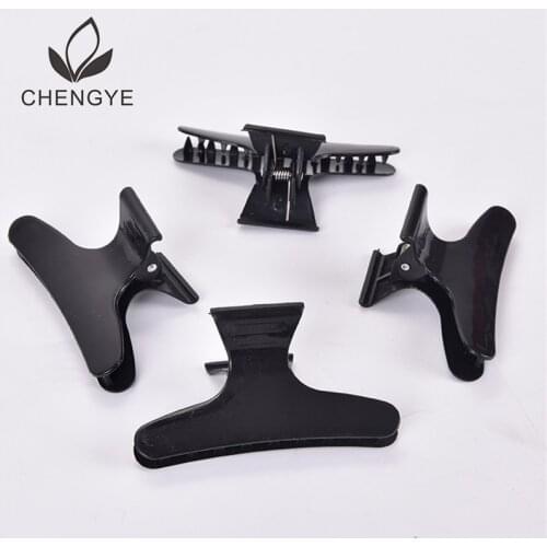 Black Fashion Women Butterfly Hair Clips Daily Use Hairpin Professional Hairdressing Salon Styling Tools Positioning Hair Clip