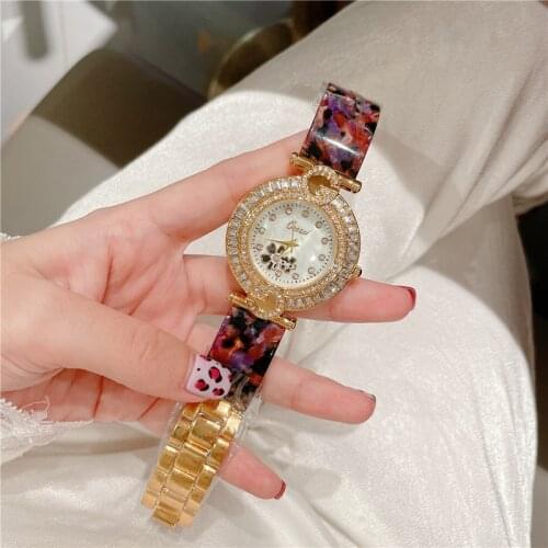 Cacaxi Brand Watch Women Luxury Diamond Watches Rhinestone Elegant Ladies Gold Wristwatches Clock Relogio Feminino A186