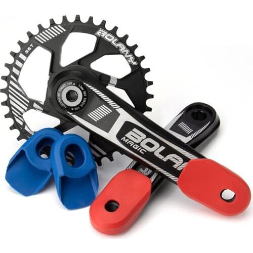2xBicycle Silicon Bicycle PiecesSpare Parts For BicycleCrank Arm Protector Case Cover Cap Crankset Mountain Road Bike