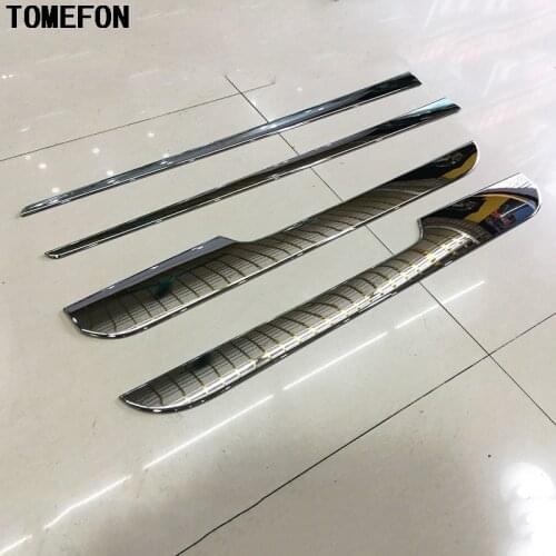 ABS Chrome For Toyota Sienta 2015 2016 2017 Second Gen NHP170 Side Door Body Cover Trim Side Door Molding Cover Trim 4pcs