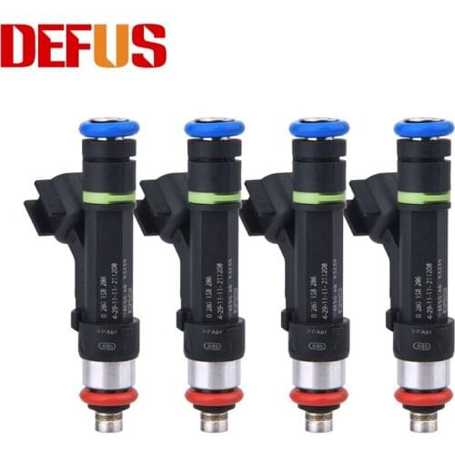 4X Original Fuel Injector 0280158286 for 2012 Mazda 2.5L 4CYL OEM Nozzle Injection Car Engine Injector Fuel Nozzles Replacement