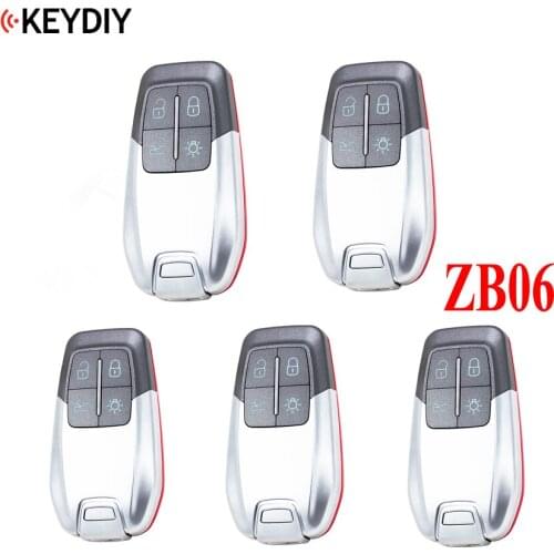 5PCS/LOT,KEYDIY Universal Smart Key ZB06 for KD-X2 Car Key Remote Replacement Fit More than 2000 Models