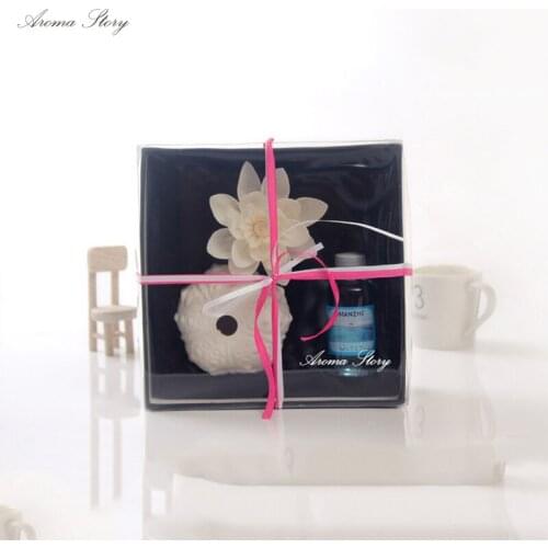 80ml Aromatherapy suit wholesale fragrant home furnishing articles Reed Diffuser Ceramic glass Home Decor Air Freshener