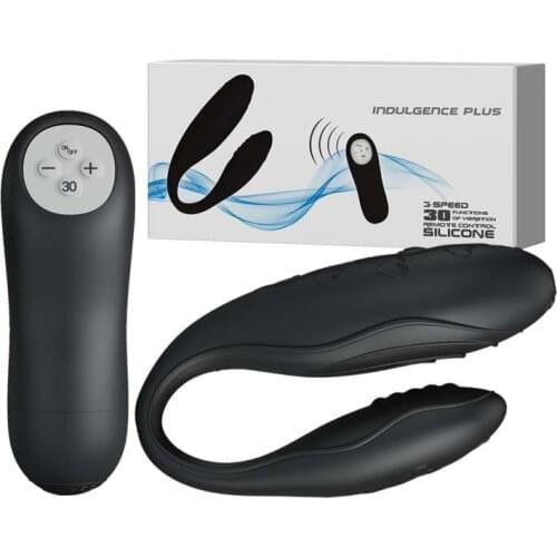 Black Silicone Wireless Remote Indulgence 3-Speed Plus 30 Mode Vibrator G spot vibrator for women Adult Sex Toys For Couple