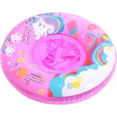 Rooxin Infant Float Pool Swimming Ring Rubber Ring for 2-9 Years Kids Inflatable Circle Baby Water Seat Summer Beach Party Toys