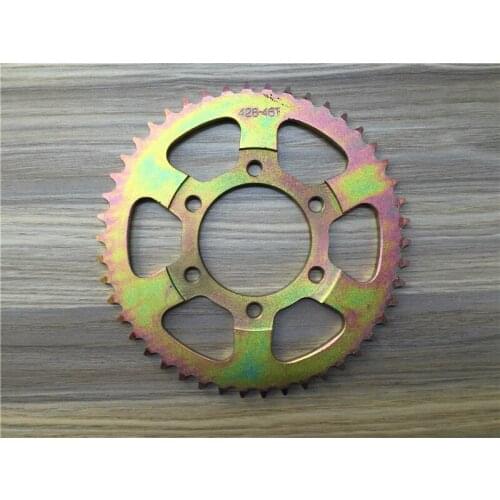 For latter Zongshen 200GY desert off-road vehicles flying fox tooth plate 428 46 tooth sprocket rear sprocket 150GY-2