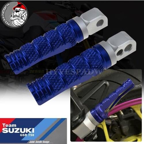 For SUZUKI SFV650 Gladius GSZ1300 HAYABUSA B-KING Motorcycle CNC Modification Passenger Footrests Rear Foot Pegs Pedal
