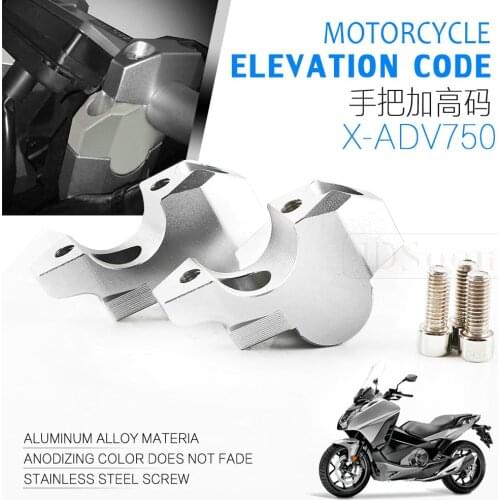 Motorcycle Handlebar Mount Risers 28mm Clamp Adapter Riser Handlebar For Honda X ADV XADV 150 750 XADV750 X ADV150 X ADV750 xadv