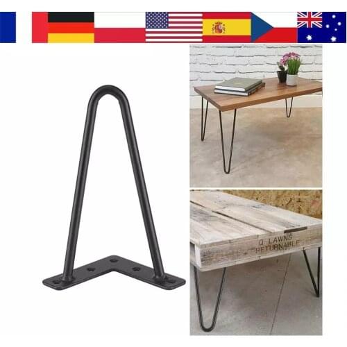 Furniture Legs 4Pcs Iron Desk Leg Table Leg Metal Iron Table Desk Legs Home Accessories for DIY Handcrafts Furniture Desk Leg