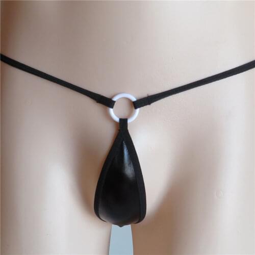 Micro bikini tanga mujer swimwear bikinis biquini tankini sexy lingerie thong Patent leather color Edging Hollow out String oval