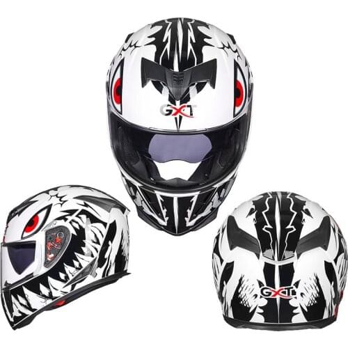 Full Face Motorcycle Helmet Safe Racing DOT Approved Helmet Anti-fog Visor Riding Motocross Racing Motobike Helmet Casco