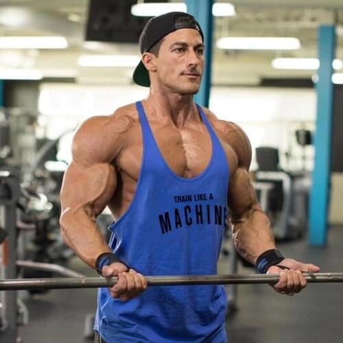Muscleguys Y back Stringers Mens Tank Tops Sleeveless Shirt Bodybuilding and Fitness Mens Gyms Singlets Clothes Muscle Regatas