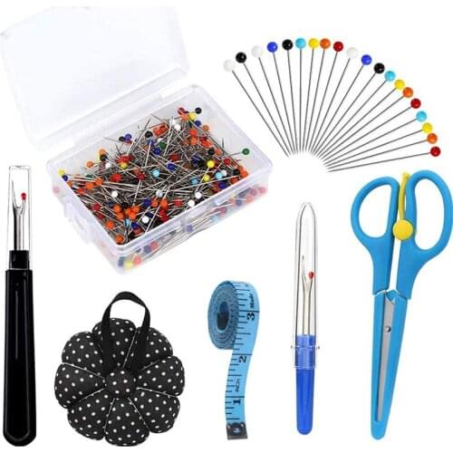 305 PCS Sewing Tool Set Including Seam Ripper Scissors Pin Cushion And Soft Tape Measure For Dressmaking Jewelry Decoration