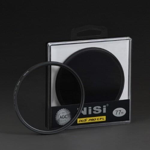 Nisi DUS Ultra-thin slim cpl 39 40 40.5 46 49 52 55 58 62 67 72 77 82MM circular polarized filters increase the saturation