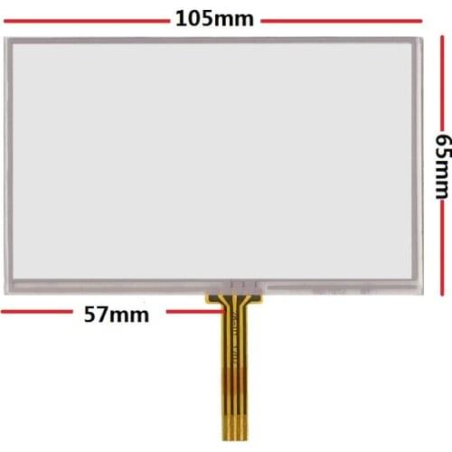 New 4.3-inch touch screen is suitable for MP4 navigator handwriting screen 105*65mm