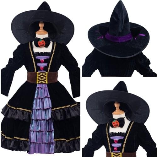 Halloween Cosplay Girls Dress Hollow Vestido Elegant Tutu Princess Children Christmas Party Gown Kids Dresses For Girl