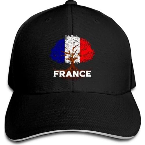 France Flag Tree France Flag fishing sun caps R180 Funny Graphic Mens Womens cap