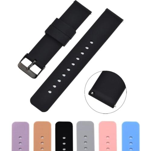 Odog 18mm Silicone Watchband for Huawei Watch LG Watch Style Withings Activit Withings Steel HR 36mm/ Xiaomi/Quick Realse Strap